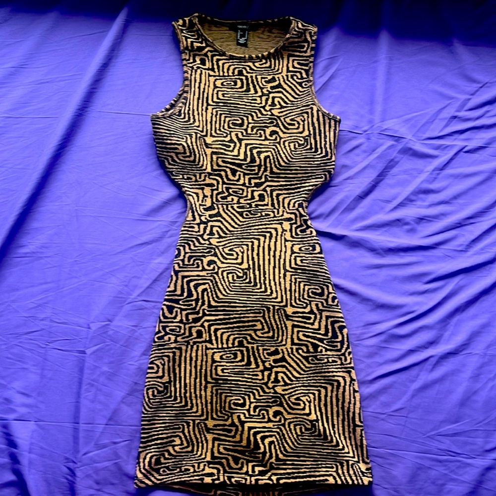 Cute patterned dress. Cocktails dress